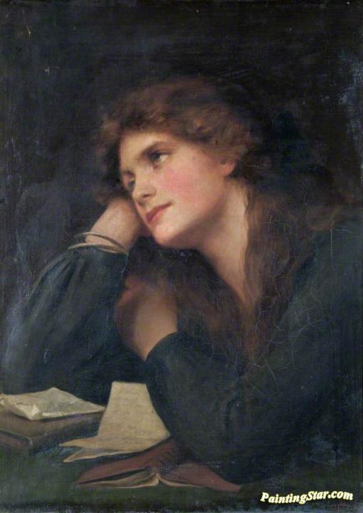 Contemplative Woman Artwork by Beatrice Offor