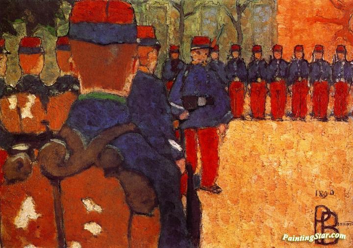 The Parade Ground Artwork by Pierre Bonnard