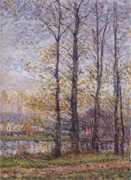 By the Oise at Precy Artwork by Gustave Loiseau