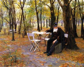 Falling Leaves Artwork by Philip Alexius de Laszlo