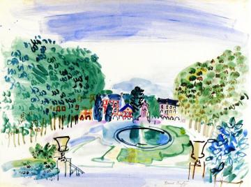 Park at Lisieux Artwork by Raoul Dufy