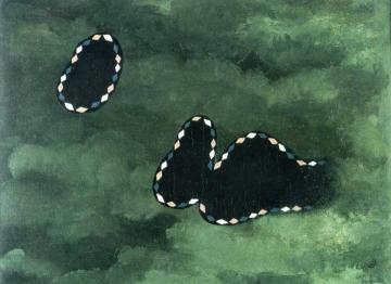 L'apparition II Artwork by Rene Magritte