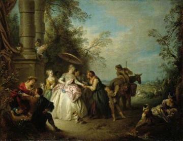 The Fortune Teller Artwork by Jean Baptiste Pater