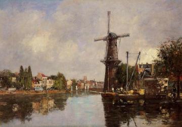 View of Rotterdam Artwork by Eugène-Louis Boudin