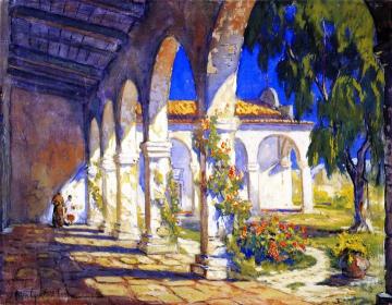 Mission San Juan Capistrano Artwork by Colin Campbell Cooper