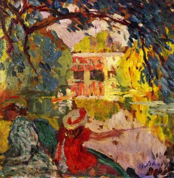 Fishing party Artwork by Henri Lebasque