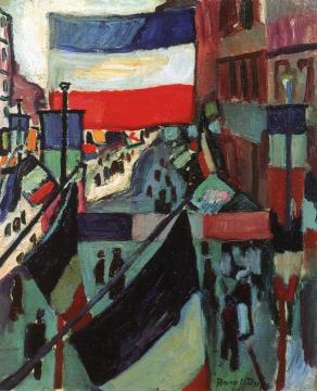 July in Havre Artwork by Raoul Dufy