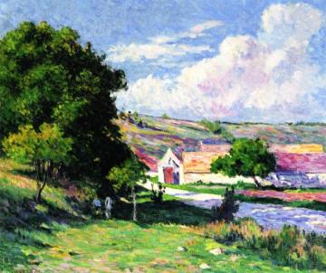 Moulineux, les Noyers d'Ezeaux Artwork by Maximilien Luce