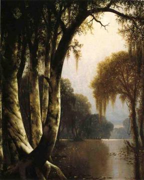 Bayou Landscape Artwork by Joseph Rusling Meeker