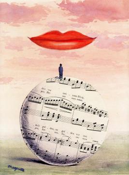 La Reconnaissance Infinie Artwork by Rene Magritte