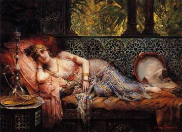L'odalisque Artwork by Leon Francois Comerre