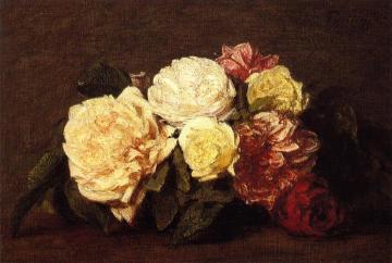 Roses Artwork by Henri Fantin-Latour