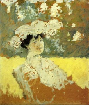 Woman with a Hat Artwork by Edouard Vuillard
