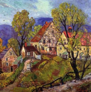 Cloisters Of Ephrata Artwork by Fern Isabel Coppedge