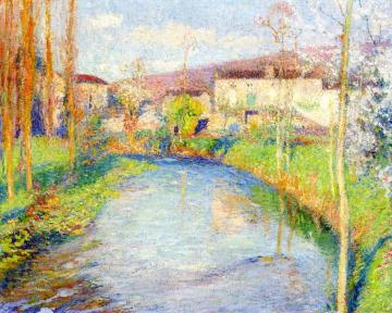 Le Vert, à l'entrée de Labastide-du-Vert Artwork by Henri Martin