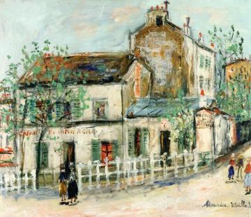 Cabaret Du Lapin Agile Artwork by Maurice Utrillo