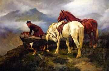 Awaiting the Guns Artwork by Wright Barker