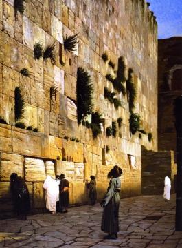 Solomon's Wall, Jerusalem Artwork by Jean Leon Gerome