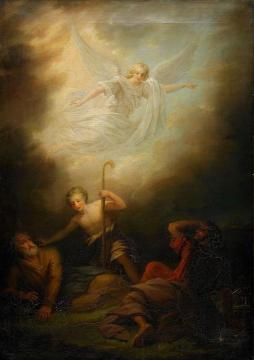 The disciples on the road to Emmaus Artwork by Fredrik Westin