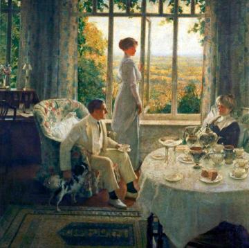 Summer Afternoon Artwork by Leonard Campbell Taylor