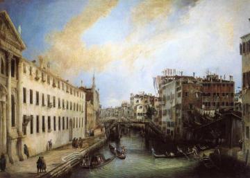 Rio dei Mendicanti: Looking South Artwork by Giovanni Antonio Canal