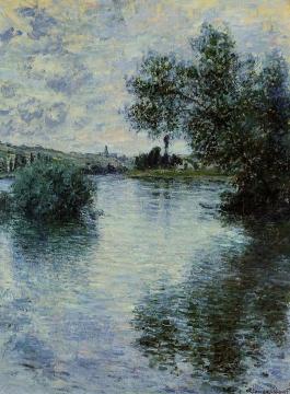 The Seine at Vetheuil Artwork by Claude Oscar Monet