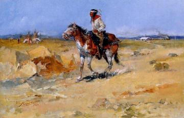 Ignacio Train Depot Artwork by Oscar Berninghaus