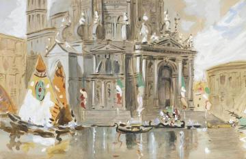 Santa Maria della Salute, Venice Artwork by Hercules Brabazon Brabazon