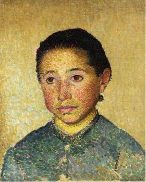 Portrait De Jeune Fille Artwork by Henri DeLavallee