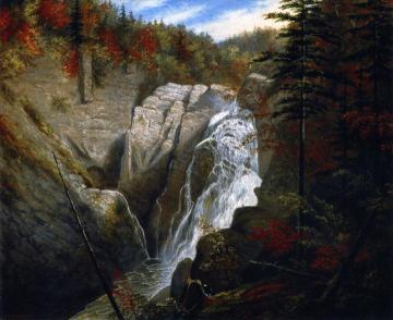 The St. Anne Falls Artwork by Cornelius Krieghoff