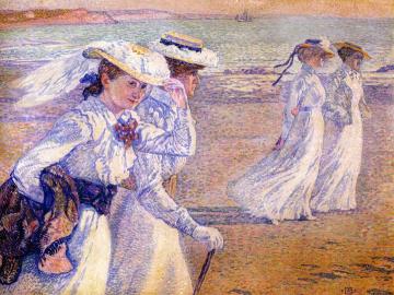 The Promenade Artwork by Theo van Rysselberghe