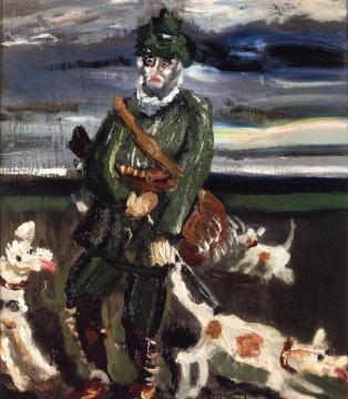 Hunter and Dogs Artwork by Andre Derain
