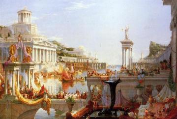 The Course Of Empire: Consummation Artwork by Thomas Cole