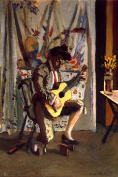 Guitarist Artwork by Henri Matisse