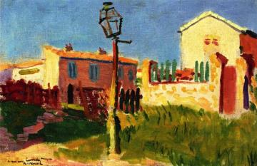 Street Lamp, Arcueil Artwork by Albert Marquet