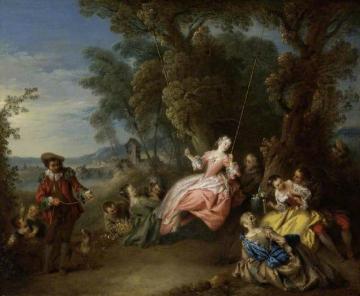 The Swing Artwork by Jean Baptiste Pater