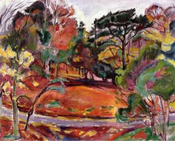 Autumn in Honfleur, Cote de Grace Artwork by Emile-othon Friesz