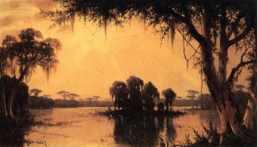 The Bayou At Lake Maurepas, Louisiana Artwork by Joseph Rusling Meeker