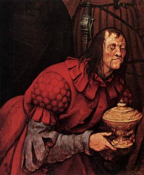 The Adoration of the Kings (detail) Artwork by Pieter Bruegel the Elder