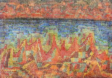 Cliffs By The Sea Artwork by Paul Klee