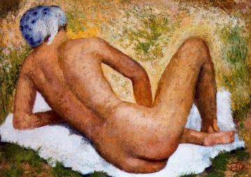 Reclining Nude Artwork by Aristide Maillol