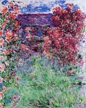 The House among the Roses Artwork by Claude Oscar Monet