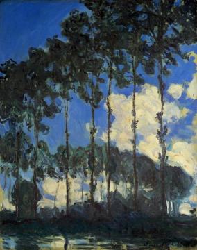 Poplars on the Banks of the Epte Artwork by Claude Oscar Monet