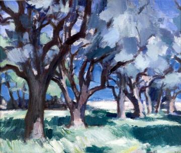 Trees, Antibes Artwork by Samuel John Peploe