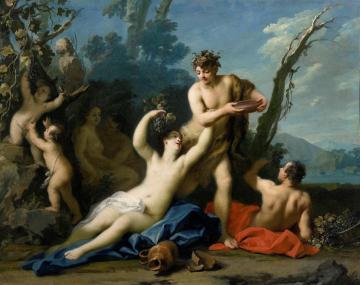 Bacchus And Ariadne Artwork by Jacopo Amigoni