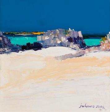 Hot Day at John's Semple's Cove Artwork by John Lowrie Morrison