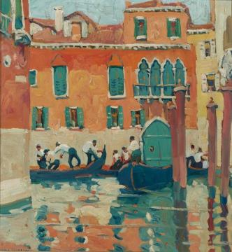 Red House (venice) Artwork by Jane Peterson