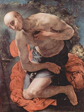 Saint Jerome Penitent Artwork by Jacopo Pontormo