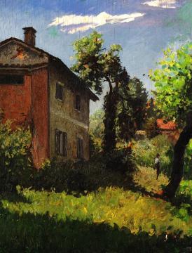 House among the Trees Artwork by Luigi Comoli
