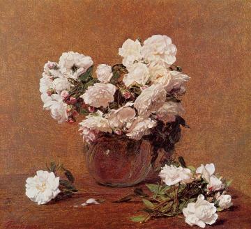 Roses Artwork by Henri Fantin-Latour